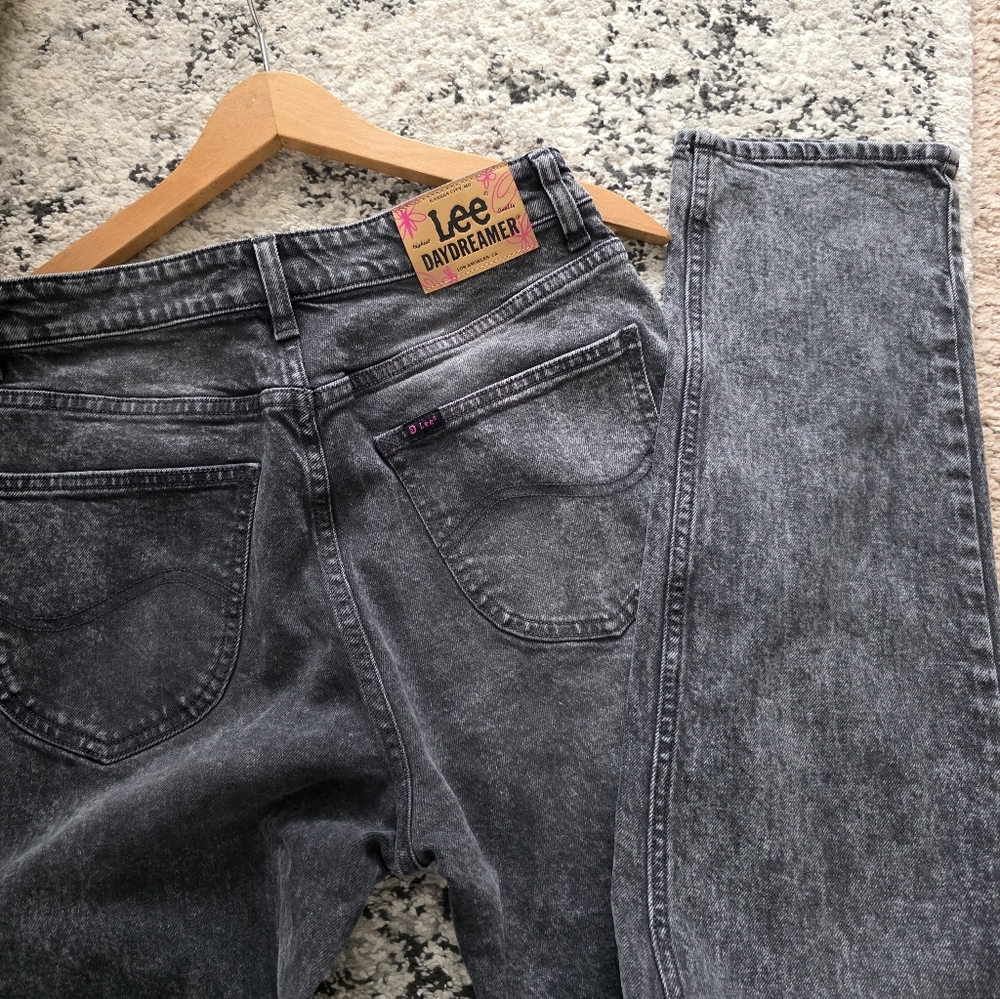 Lee Daydreamer Vintage Inspired Straight Jeans Special Edition Wmns 29x28 Black